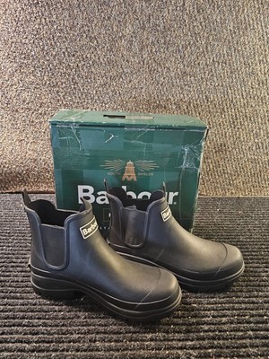 BARBOUR MRF0028BK31 Men's Nimbus Wellington Boots, Black, 10 UK 44