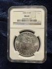 1902-O Morgan Silver Dollar $1 NGC MS62 New Orleans Silver Business Strike