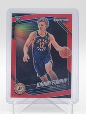 JOHNNY FURPHY 2024-25 PRIZM BLACK RED ROOKIE /299 #206 PACERS Q3464