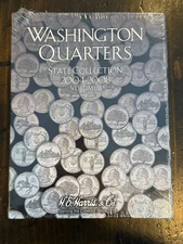 Lot Of 6 NEW Whitman Coin Holders Whitman's Folders State Quarters 2004-2008 VII