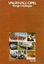 Vauxhall Opel March-April 1983 UK Brochure Chevette Astra Cavalier Manta Carlton