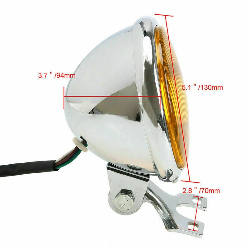 Faro de motocicleta de alta calidad ajuste universal para modelos Harley Touring Dyna Foto 3 de 4