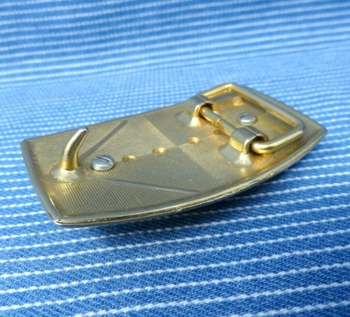 Western Dress Belt Buckle Fancy Small Black & White Mount Vintage Cowboy .CVB564 - Picture 6 of 7