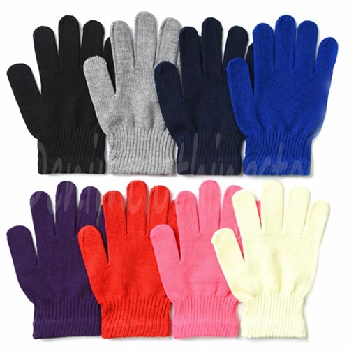 4 Pairs Men's Women Warm Winter Magic Knit Knitted Casual Gloves Thermal Bulk - Picture 10 of 13
