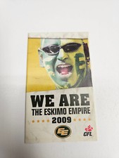 JS15 Edmonton Eskimos 2009 CFL Football Pocket Schedule - Multi-Sponsored