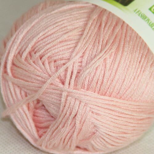 Sale New 1 Ball x50g Super Soft Bamboo Cotton Baby Hand Knitting Crochet Yarn 21 - Picture 2 of 3