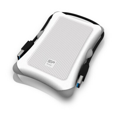 Silicon Power Armor A30 2.5-inch Shockproof SATA Hard SP000HSPHDA30S3W - White