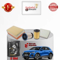 Set Service 4 Filter Und ÖL Audi Q3 II 2.0 D 110KW 150CV Von 2018-