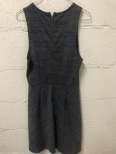 Cooperative Urban Outfitters Women's Size Small Front Zip Blue Chic Dress