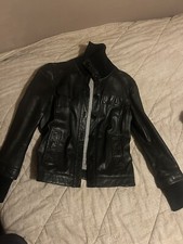 Giacca di pelle Armani Jeans donna