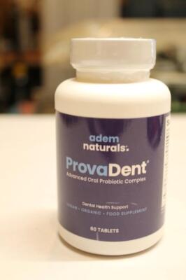 Adem Naturals ProvaDent Oral Health Fresh Breath 7/26 NEW