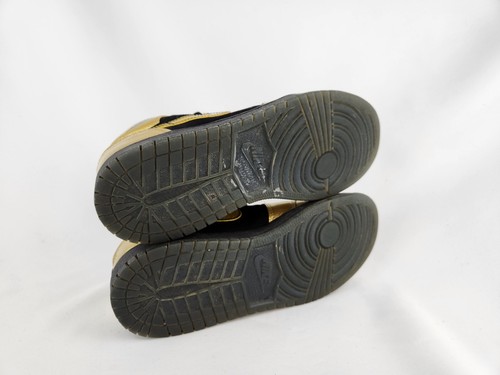 Jordan 1 Mid Metallic Gold Black 555112-905 XH Sneakers Shoes 6Y Women Size 8 - Picture 7 of 14