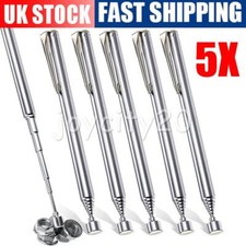 5PCS Portable Telescopic Magnetic Long Pen Pick Up Rod Tool Stick Extending