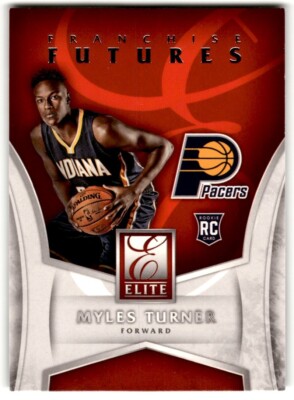 2015-16 Donruss Elite Franchise Futures Myles Turner Rookie #11 Indiana Pacers