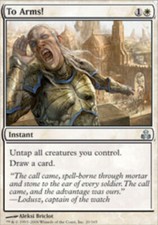 MTG To Arms! - Foil, Damaged, English Guildpact