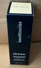 BARE MINERALS ORIGINAL LIQUID MINERAL FOUNDATION BROAD Fairly Light 03 S19