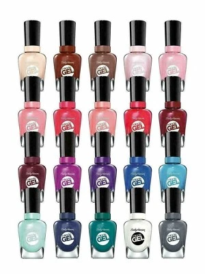 Nail Polish Gel Sally Hansen 14.7ml Miracle Gel Salon Manicure fab colours