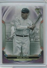 2019 Topps Triple Threads Babe Ruth Amethyst Base  #'ed 269/299