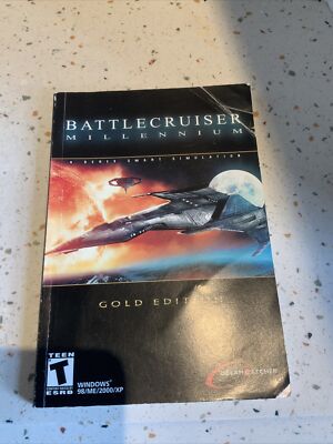 Battlecruiser Millenium Gold Edition Manual Book Only For PC Game Free Shipping