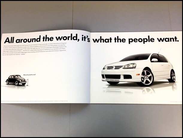 NEKO HISTORIC CAR BOOK 4 【 VOLKSWAGEN  】 1984 VW Volkswagen Rabbit 4 Door Hatchback Vintage Print Ad