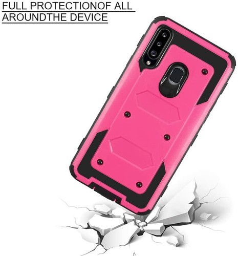 Für Samsung Galaxy A20S Hülle Ganzkörper Abdeckung Einbau Ständer Displayschutzfolie - Bild 25 von 26
