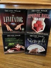 THEATRE MAGIC THE SVENGALI DECK MAGIC TRICKS,The Levitated,Sponge Ball, Won