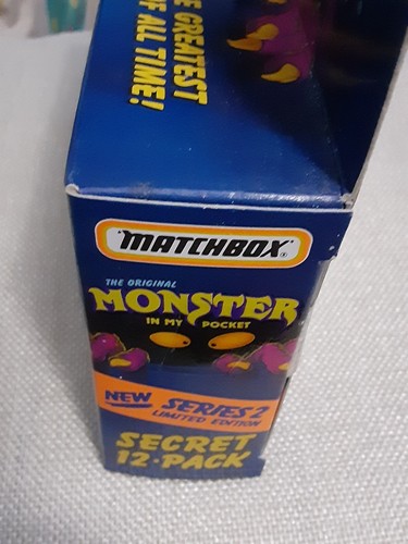 Monster In My Pocket Secret 12 Pack Box Orange Clay Man Golem MIMP Matchbox - Picture 7 of 10