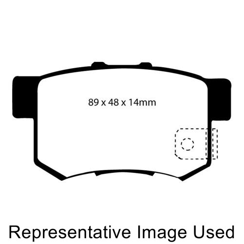 Disc Brake Pad SetGreenstuff 2000 Series Sport Brake Pads Rear EBC