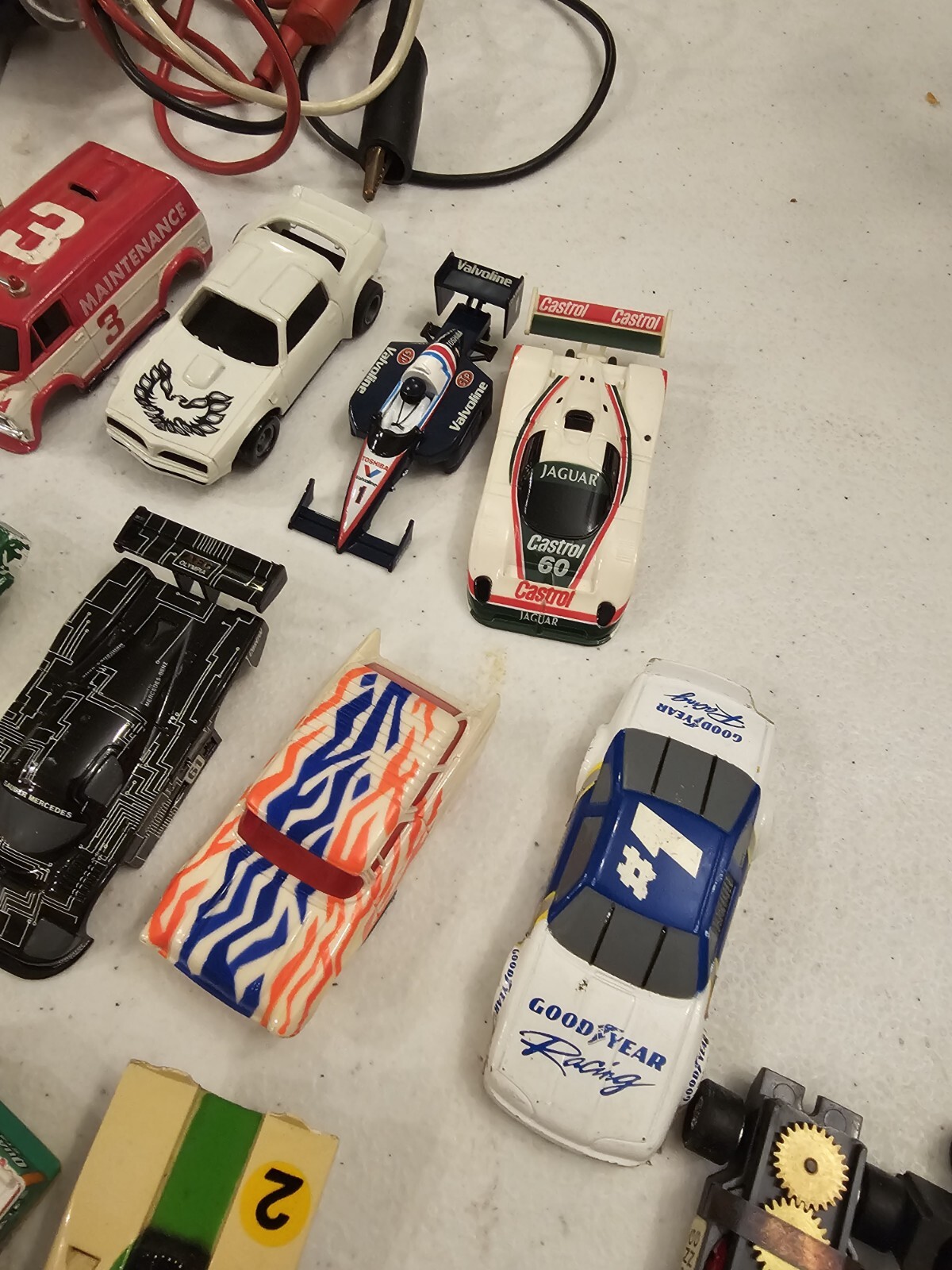 Huge Vintage Slot Car Parts Bodies Chasis Aurora Tyco AFX eBay