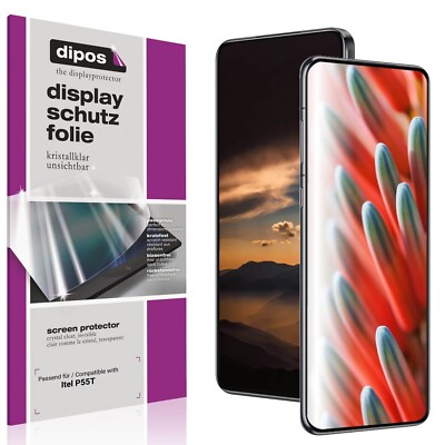 4x Schutzfolie klar für Itel P55T Displayschutzfolie Folie Display Schutz dipos