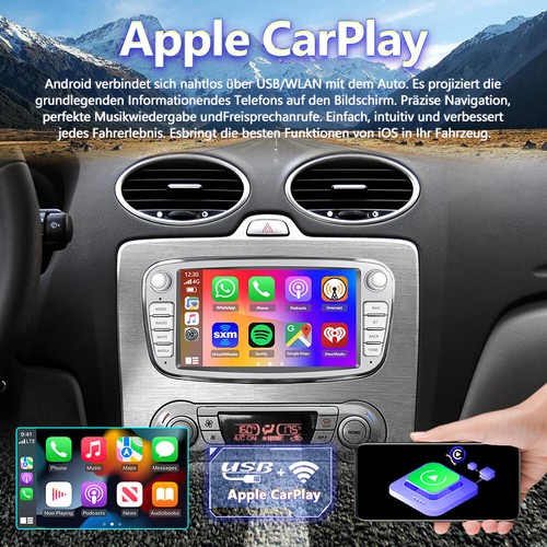 64GB DAB+ Carplay Für Ford Focus MK2 MK II 2004-2011 Autoradio Android 13+Kamera - Bild 11 von 18