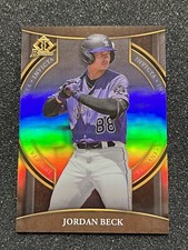 2023 Bowman Chrome #BI-23 Jordan Beck Invicta Colorado Rockies Baseball Card