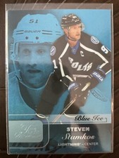 Steven Stamkos 2015-16 Fleer Showcase Flair Blue Ice Parallel Card #30/99