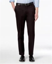 NEW MENS DOCKERS SIGNATURE BLACK ATHLETIC FIT FLAT 248820003 SIZE 32 34