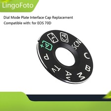 Camera Top Dial Mode Plate Interface Cap Replacement for EOS 70D Camera