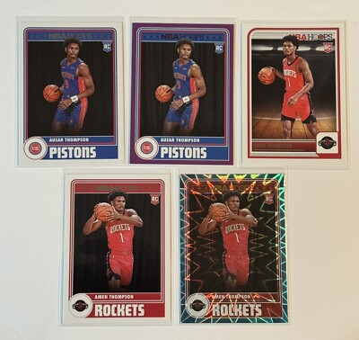 2023-24 Thompson Twins Panini NBA Hoops Teal Explosion #300 Purple