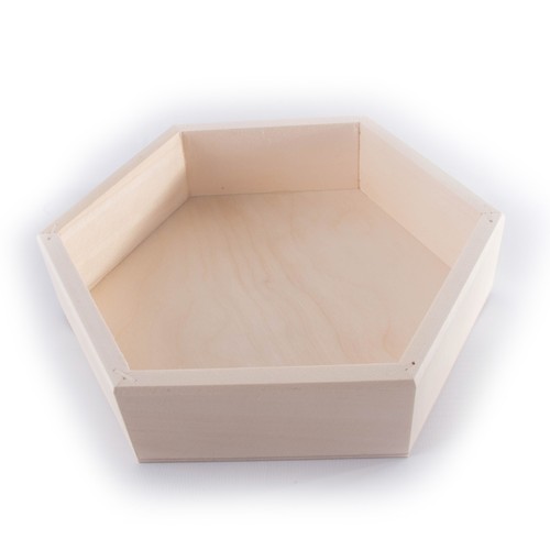 Wooden Plain Non-Lidded Open Top Display Storage Boxes Containers Organisers - Picture 40 of 148