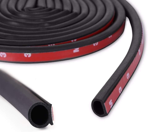 10Ft D-Shape Rubber Weather Stripping 1/2"×7/16" Heavy Duty Rubber Seal Weath... - Picture 7 of 12