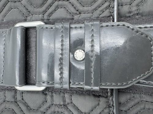 Vera Bradley Womens Purse Should Bag Solid Gray Quilted Shoulder Strap Pockets - Picture 8 of 18