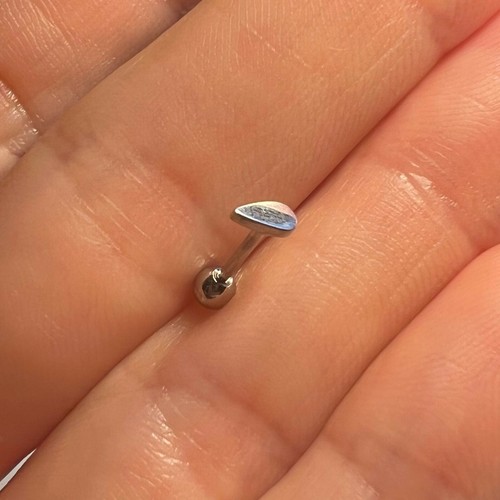 Cartilage Piercing Zircon Earrings Stud Gem Ball Back Tragus Nose Helix Labret - Picture 11 of 22
