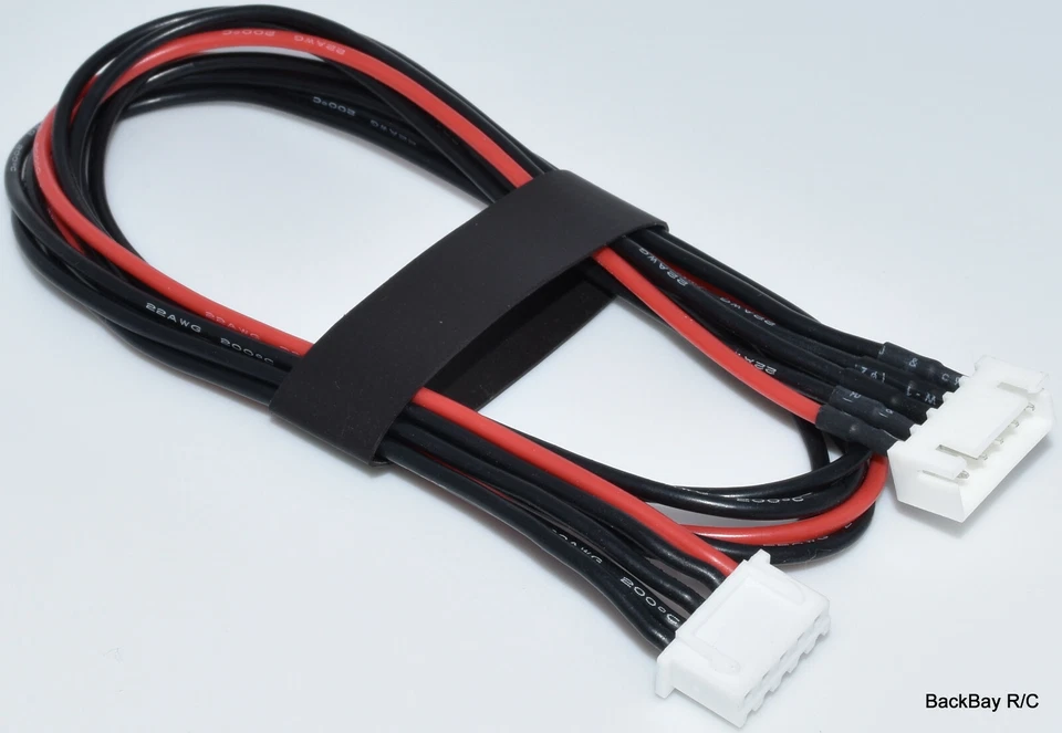 4S JST-XH Balance Wire Extension Adapter with 45CM (~18in) 22awg Wire - Image 2 of 4