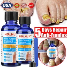 2X Antibacterial Fungal Nail Treatment Nail Repair Essential Oil Serum Nail Care
