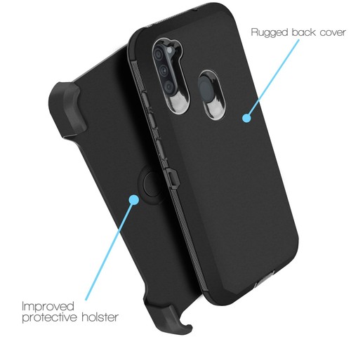 Funda con clip para cinturón para Samsung A11 A21 A21s se adapta a la pantalla incorporada de Otterbox - Imagen 5 de 81
