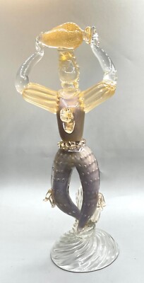 VINTAGE MURANO VENETIAN ART GLAS DANCER FIGURINE