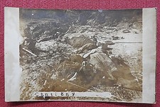 Original WW1 RPPC " Tot Deutsche Soldaten " Cantigny Frankreich Postkarte US