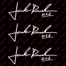 Jack Roush Autograph Decal Car Window Truck Laptop Vinyl Sticker - Any Size
