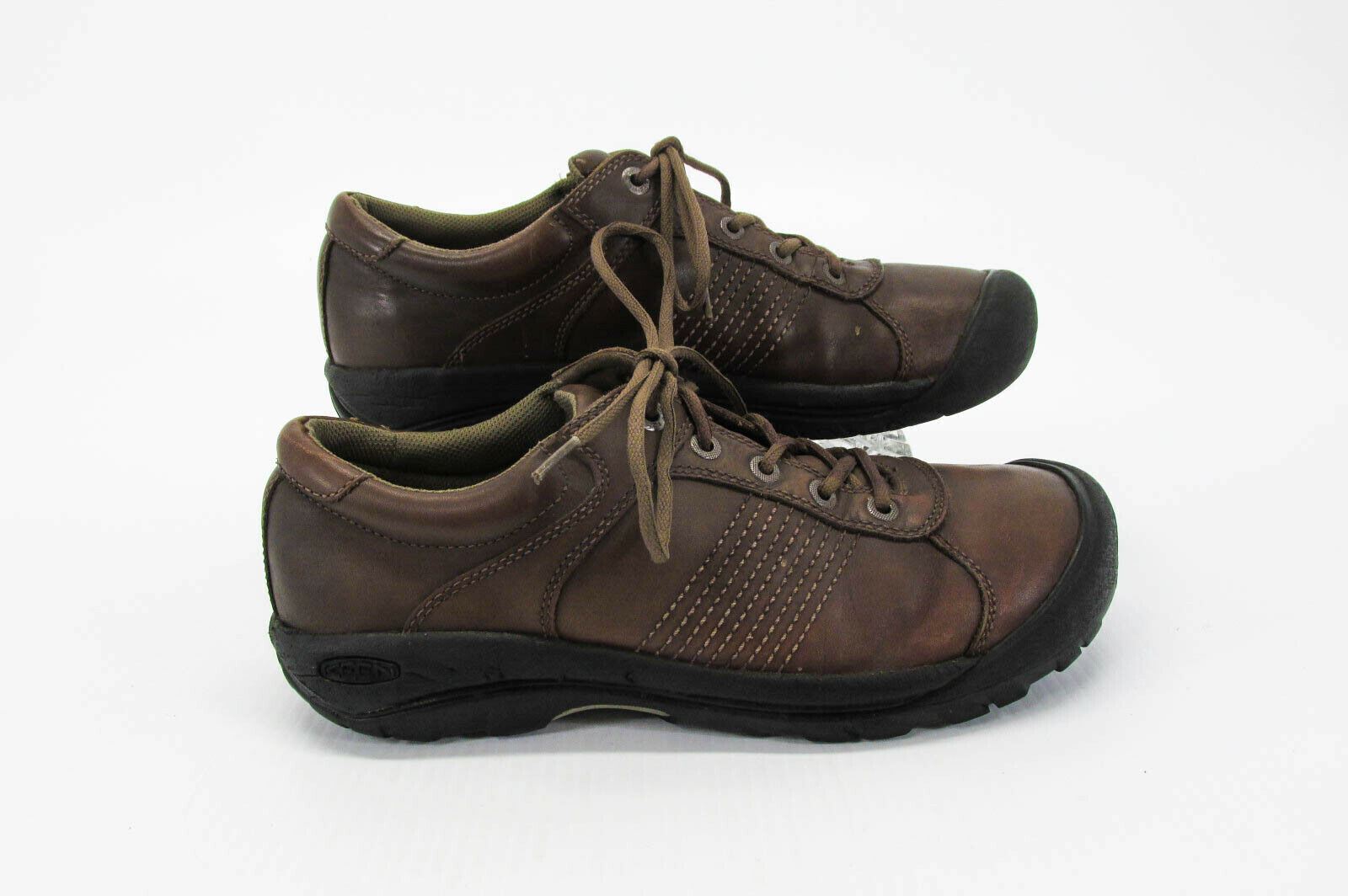 Scarpa uomo Keen Finlay taglia 11 5M marrone passeggio escursionismo Oxford usata xq