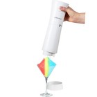 Premius Rechargeable Cordless Hawaiian Shaved Ice Maker, Snow Cone Machine, Whit