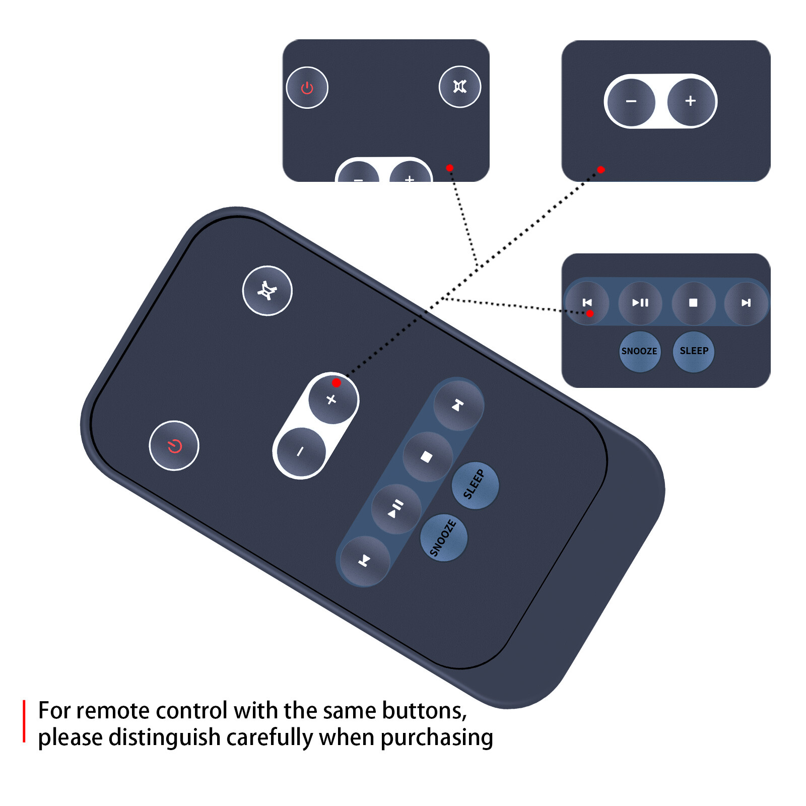 Replaced Remote Control for Revo AXIS X3 Internet/DAB/DAB+/FM Radio Audio System