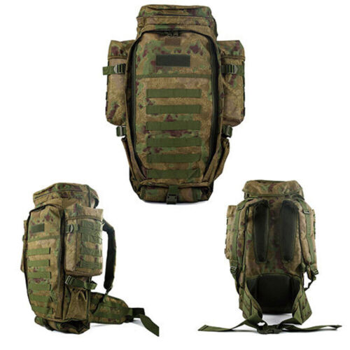 75L großer Camping Wander Rucksack Tactical Gewehrtasche Army Molle Bag Daypacks - Bild 17 von 25